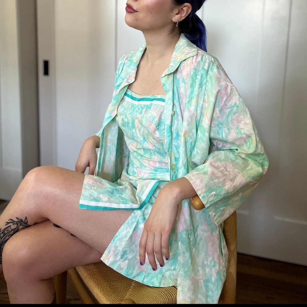 Vintage two piece playsuit 1970’s vintage set